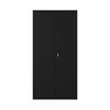 Hirsh Storage Cabinets, 36 in W, 18 in D, 72 in H, Black 22632